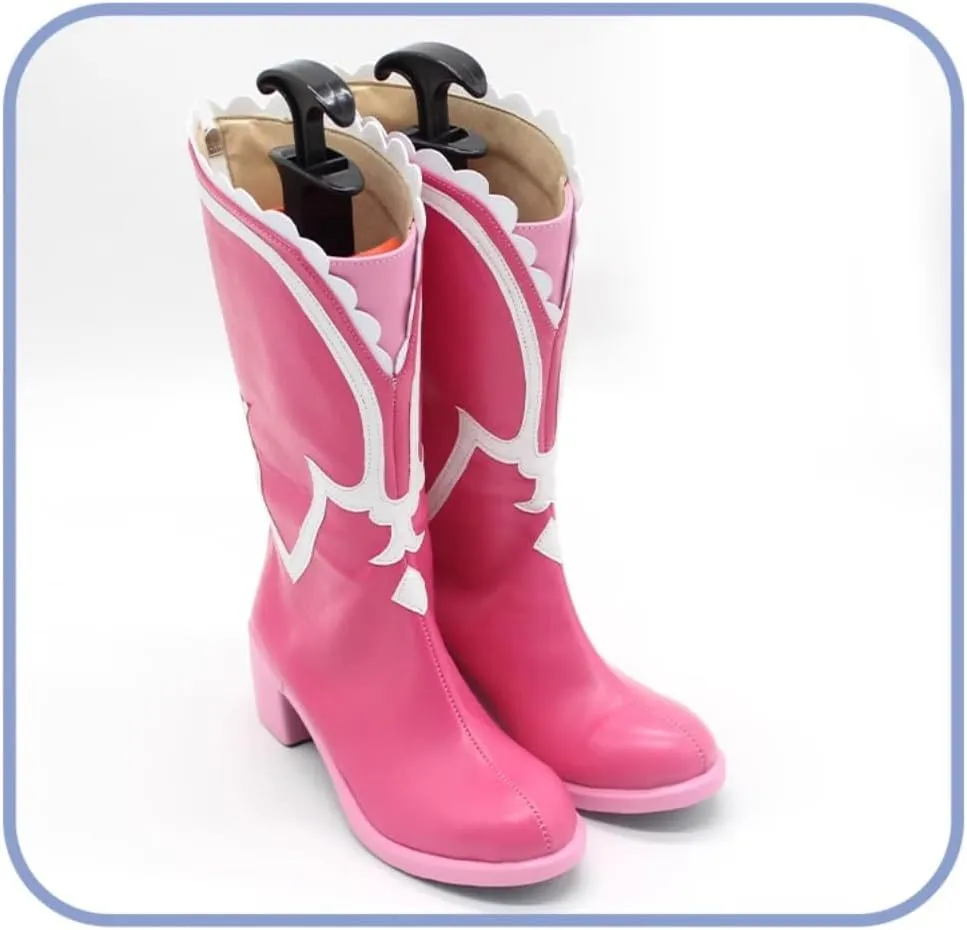 Kawakami Princess Cosplay Shoes for Pretty Halloween Women Men High Heel Long Boots Custom Made Anime
