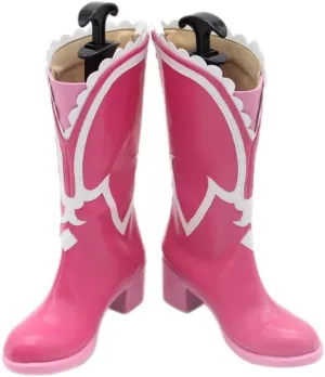 Kawakami Princess Cosplay Shoes for Pretty Halloween Women Men High Heel Long Boots Custom Made Anime