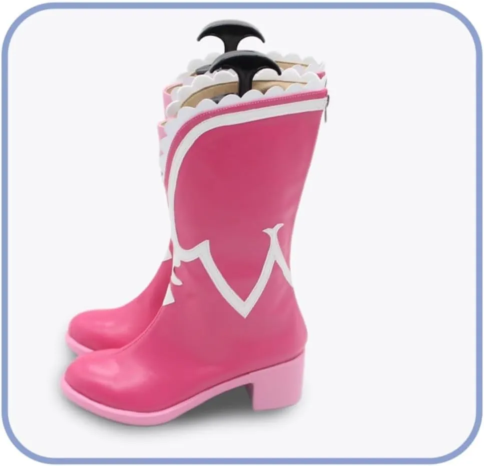 Kawakami Princess Cosplay Shoes for Pretty Halloween Women Men High Heel Long Boots Custom Made Anime