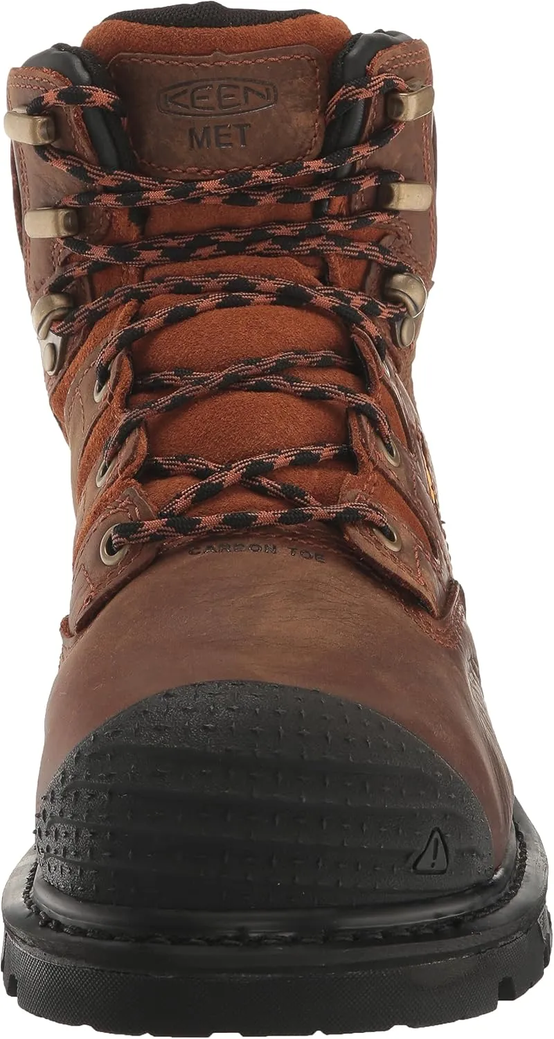 KEEN Utility Men's Camden 6" Composite Toe Waterproof Internal Metatarsal Guard Heavy Duty Work Boot