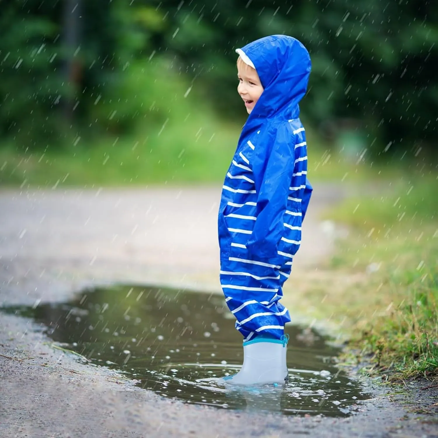 Kids Rain Boots Toddler Rain Shoes Children Waterproof Boots for Boys and Girls