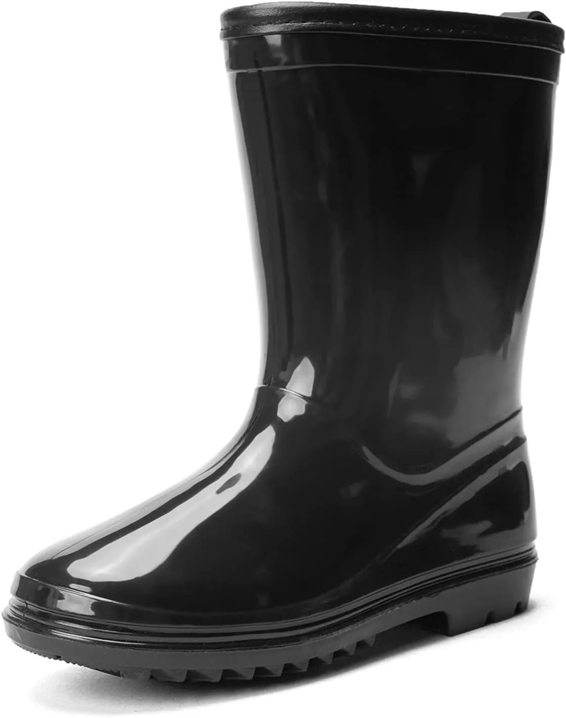 Kids Rain Boots Waterproof Rain Boot with Easy On for Toddler/Little Kid/Big Kid
