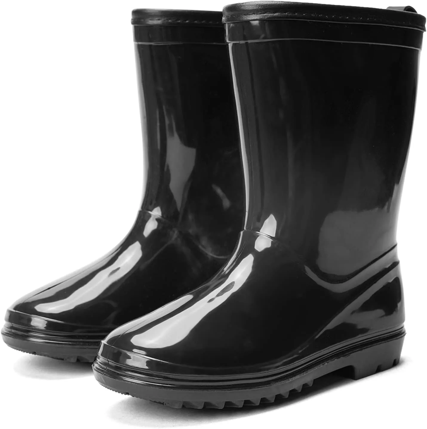 Kids Rain Boots Waterproof Rain Boot with Easy On for Toddler/Little Kid/Big Kid