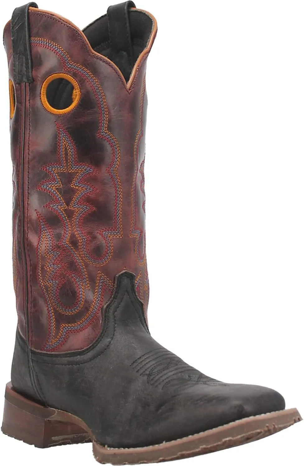 Laredo Mens Isaac Square Toe Casual Boots Mid Calf - Black, Brown