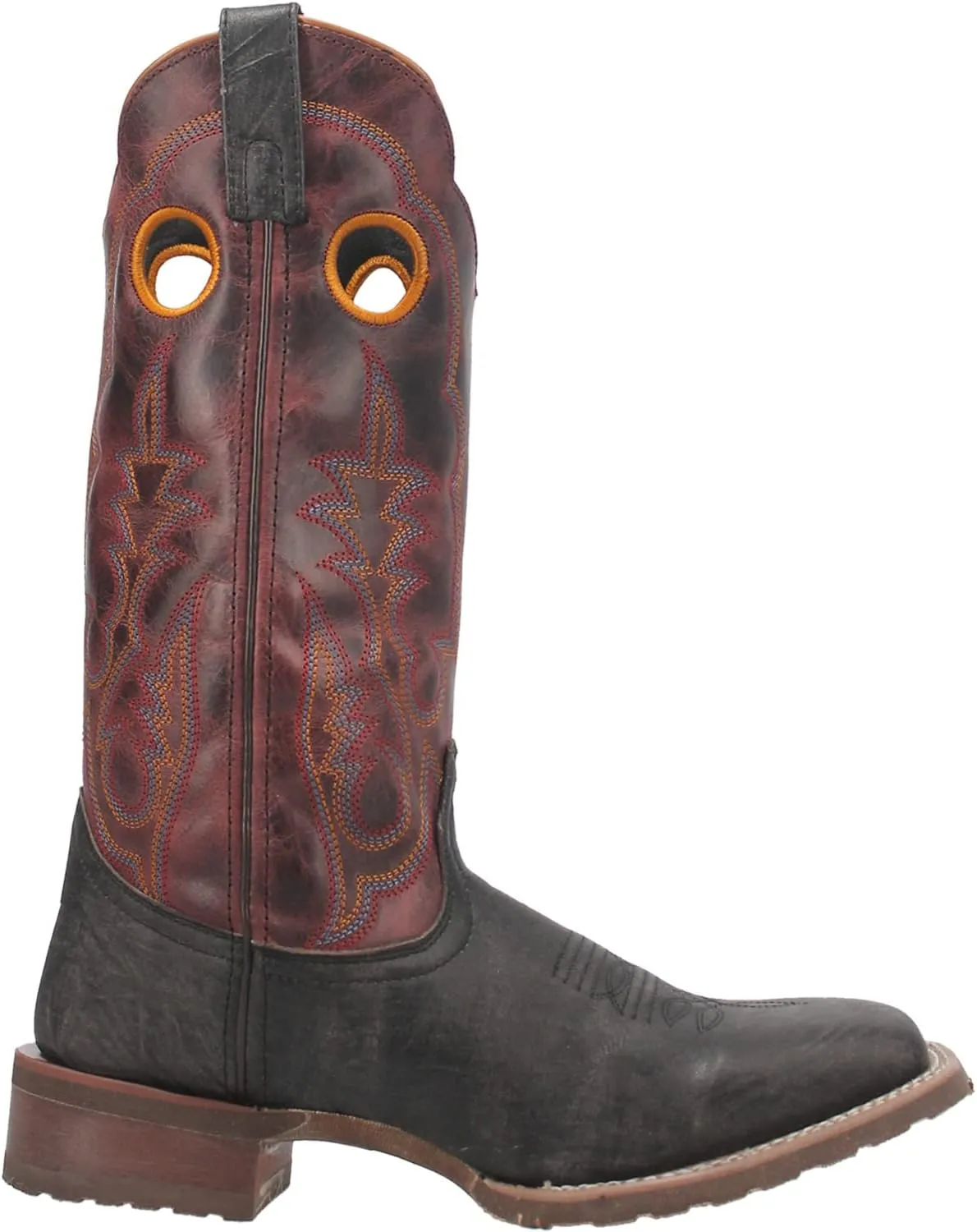 Laredo Mens Isaac Square Toe Casual Boots Mid Calf - Black, Brown