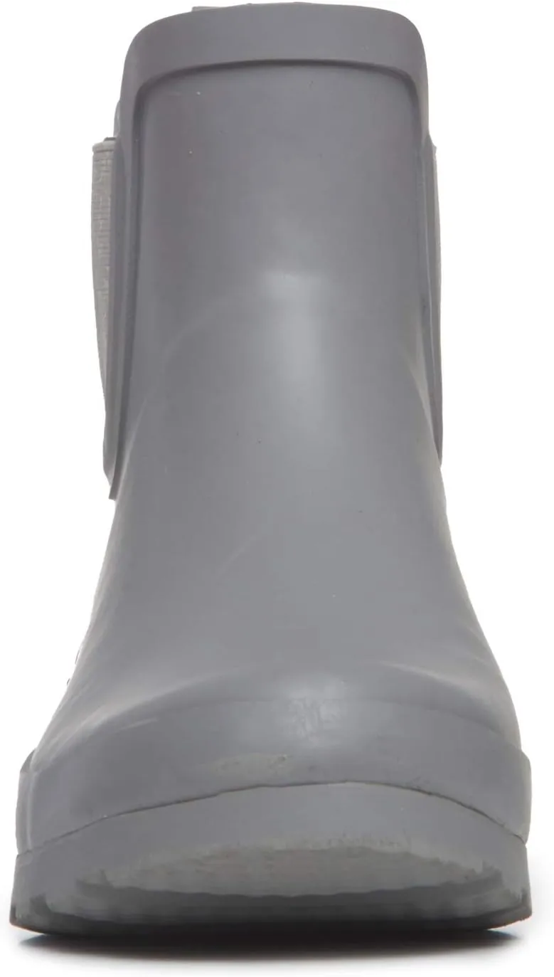 Laura Ashley Ladies Mid Cut Ankle Height Rubber Rain Boots, Lightweight Waterproof Booties for Women