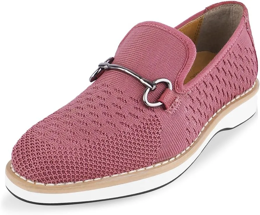 LIBERTYZENO Boys Lizard Print Textile & Leather Kids Slip on Dress Loafer Shoes for Prom Graduation