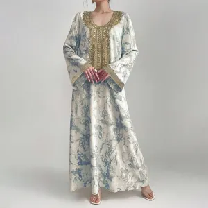 Maxi Tested Embroidered Dress Efficient Bohemian