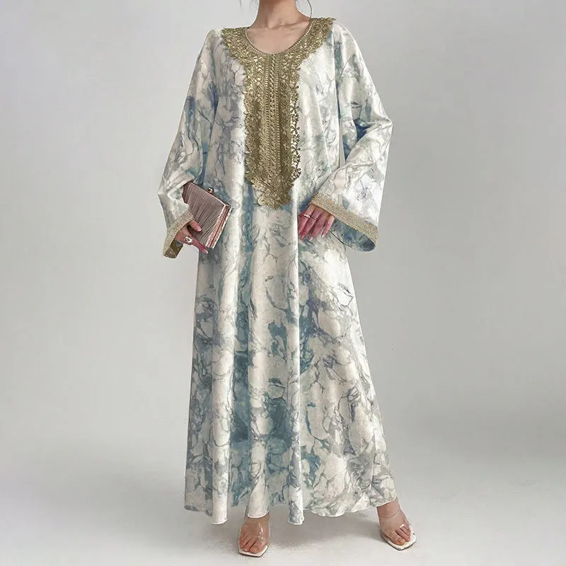 Maxi Tested Embroidered Dress Efficient Bohemian