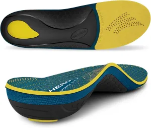 Maximum Cushion Shoes Inserts, Plantar Fasciitis Insoles for Men & Women, Arch Support Orthotics for Heel Pain Relief, Standing All Day, Work Boots (Mens 8-8.5 | Womens 10-10.5, Autumn Yellow)