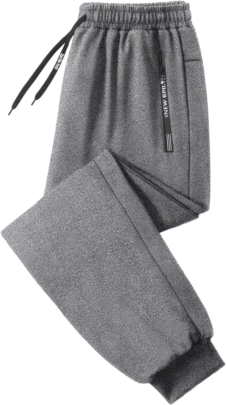 Men Lightweight Jogging Pant Combat Cargo Work Joggers Loose Sport Casual Sweatpant Solid Color Pant