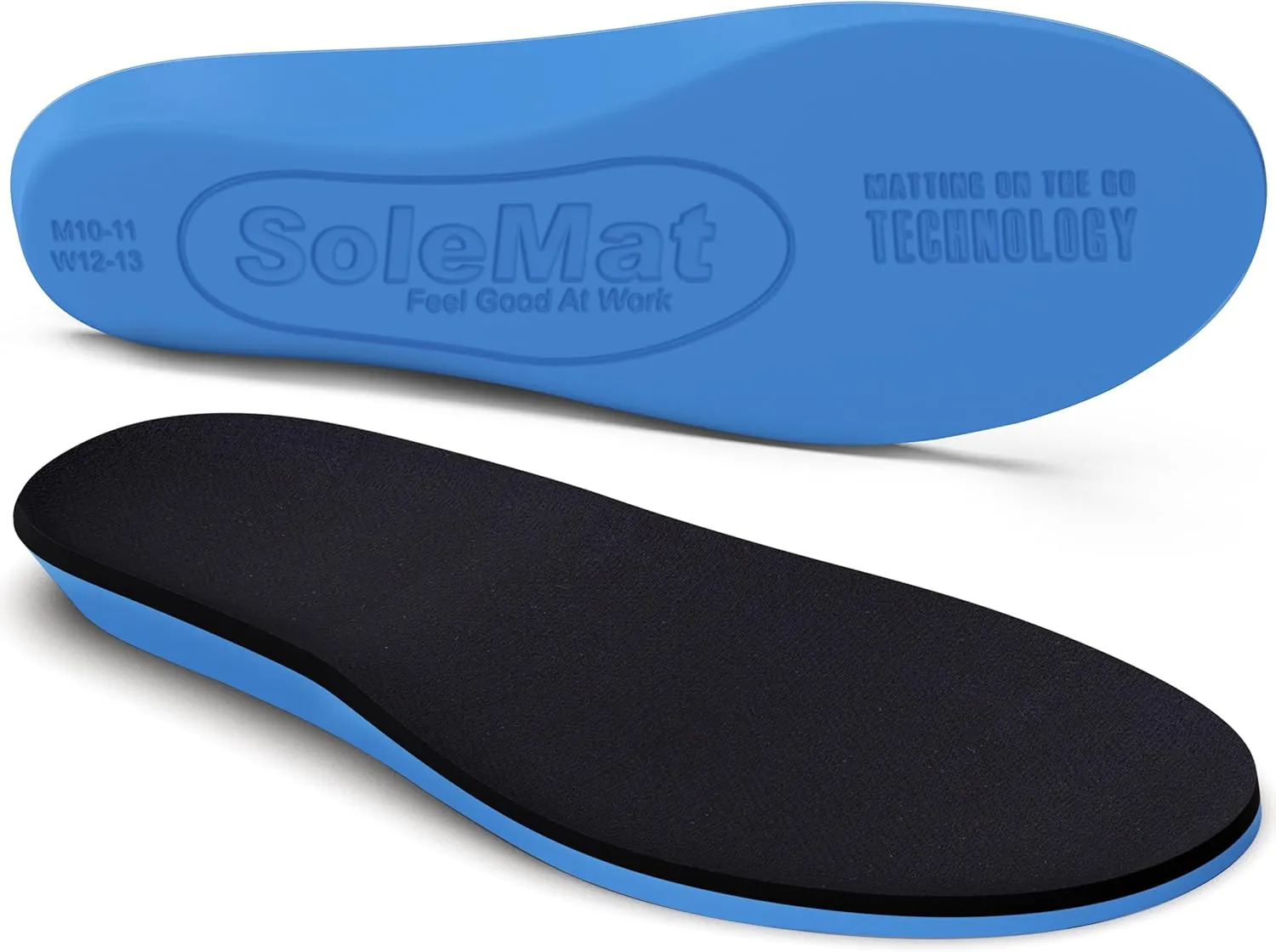 Men’s 10/11 Shoe Insert | Anti-Fatigue Insoles Men & Women | Polyurethane Shoe Sole & Memory Foam Move Insoles | Shoes Insoles for Men & Women