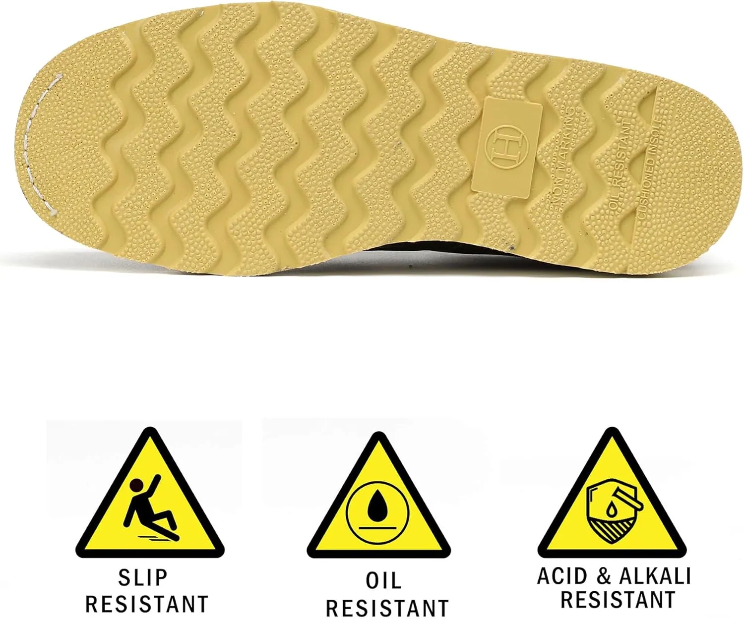 Mens 6" Slip On Soft Toe Suretrack Leather Slip Resistant Durable Work Boots, 84985