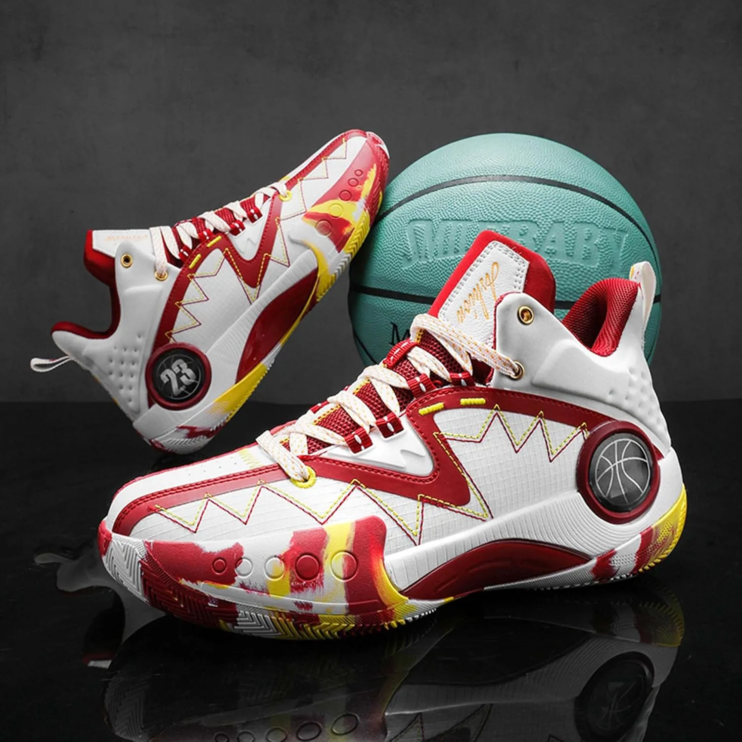 Men’s Basketball Shoes, Indoor or Outdoor Basketball Sneakers for Men, Street or Court