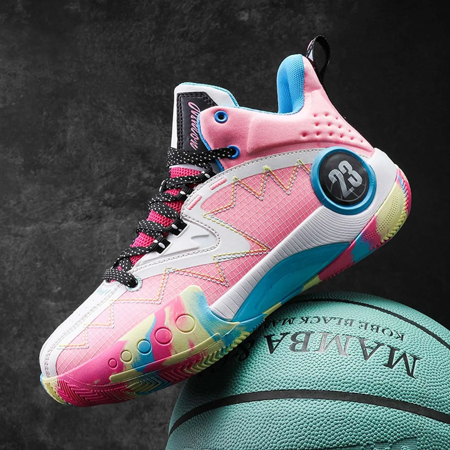 Men’s Basketball Shoes, Indoor or Outdoor Basketball Sneakers for Men, Street or Court