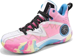 Men’s Basketball Shoes, Indoor or Outdoor Basketball Sneakers for Men, Street or Court
