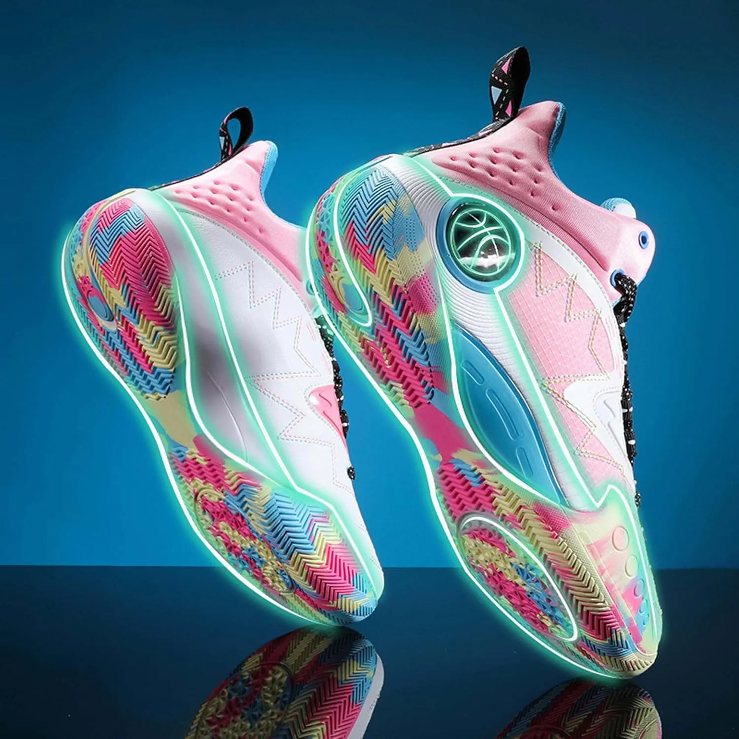 Men’s Basketball Shoes, Indoor or Outdoor Basketball Sneakers for Men, Street or Court