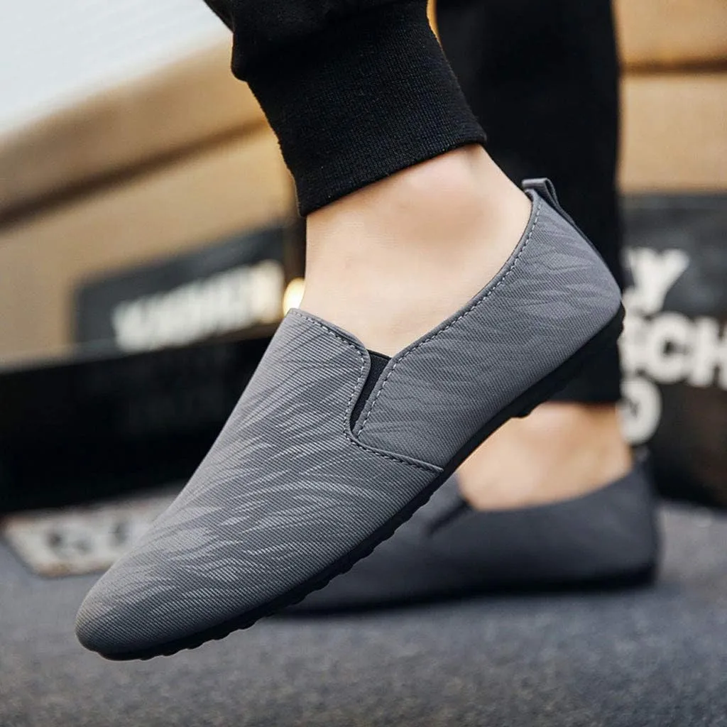 Men's Casual Dress Sneakers England Men's Fashion Shoes Summer Casual Retro Shoes Lazy