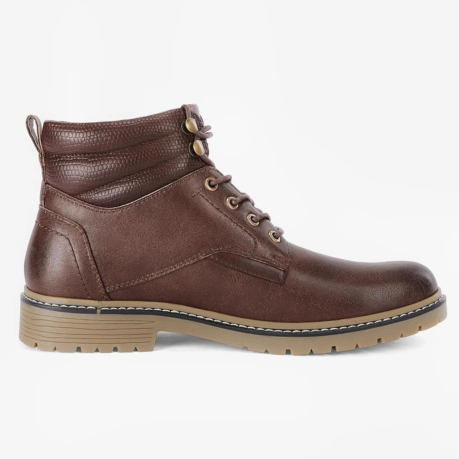 Mens Chukka Boots Motorcycle Casual Hiking Waterproof Lace up Lightweight Combat Ankle Booties Oxford Dress Work Shoes