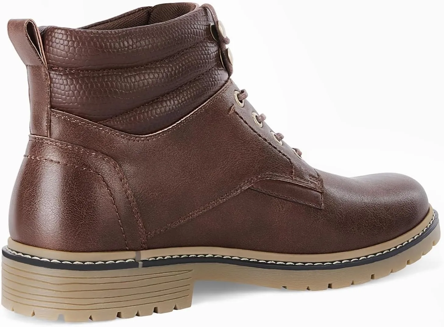Mens Chukka Boots Motorcycle Casual Hiking Waterproof Lace up Lightweight Combat Ankle Booties Oxford Dress Work Shoes