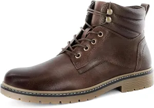Mens Chukka Boots Motorcycle Casual Hiking Waterproof Lace up Lightweight Combat Ankle Booties Oxford Dress Work Shoes