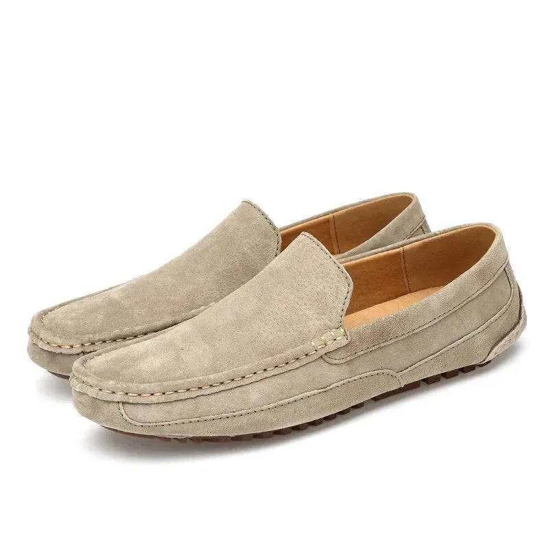 Men’s Classic Suede Stitch Loafers | For Everyday Wear