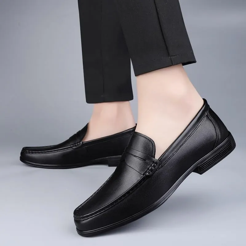 Mens Dress Sneakers Social Classic Lace-up Retro Dress Shoes Fashion Comfort Luxury Soft