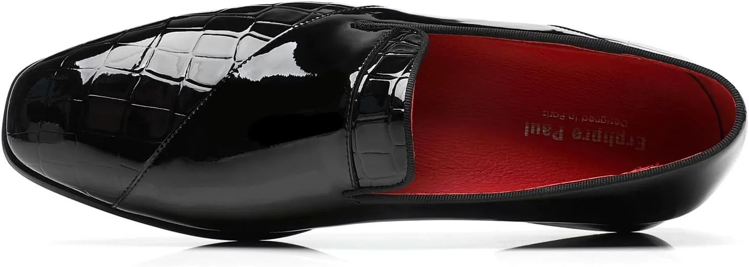 Mens Loafers Patent Leather American Dress Wedding Party Shoes