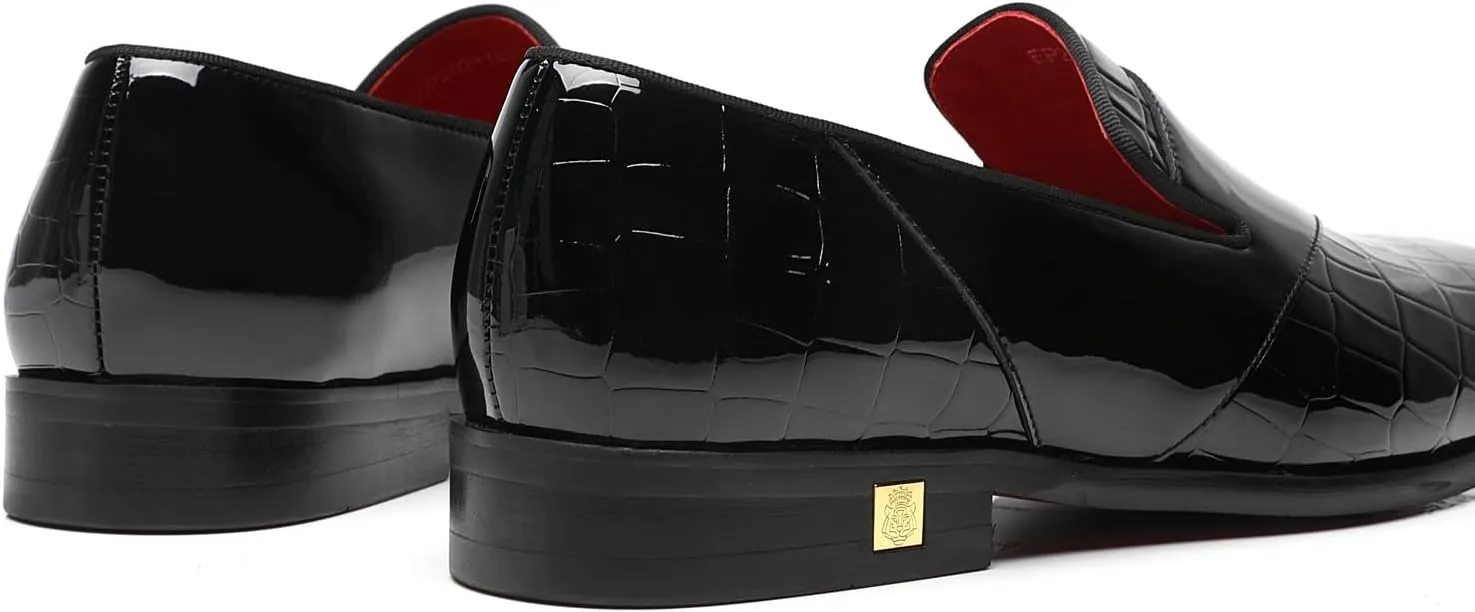Mens Loafers Patent Leather American Dress Wedding Party Shoes