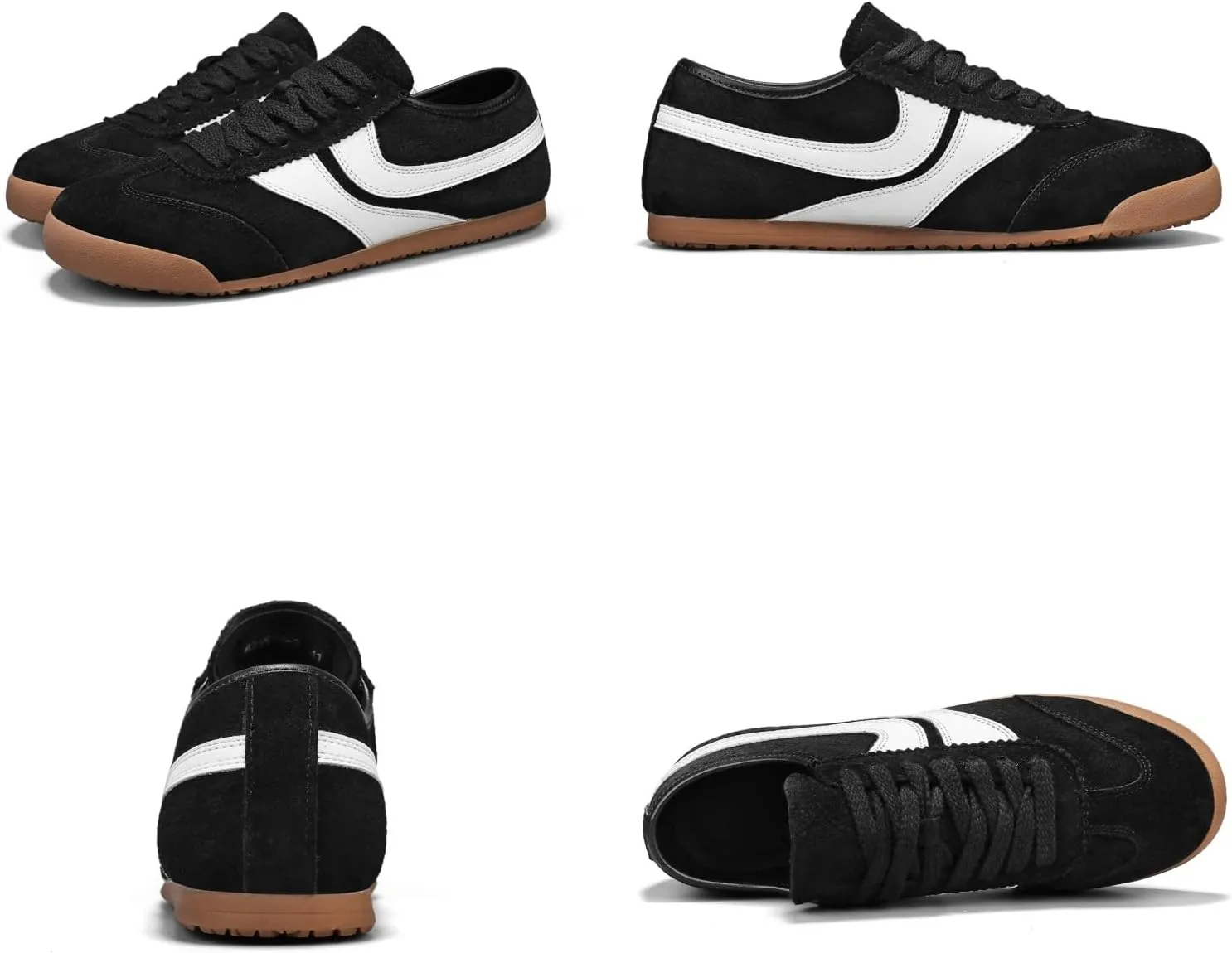 Men's Outdoor Casual Shoes Comfortable Flat Sneakers for Sports Walking Classic Fashionable Design with Breathable Non-Slip Lightweight Athletic Footwear