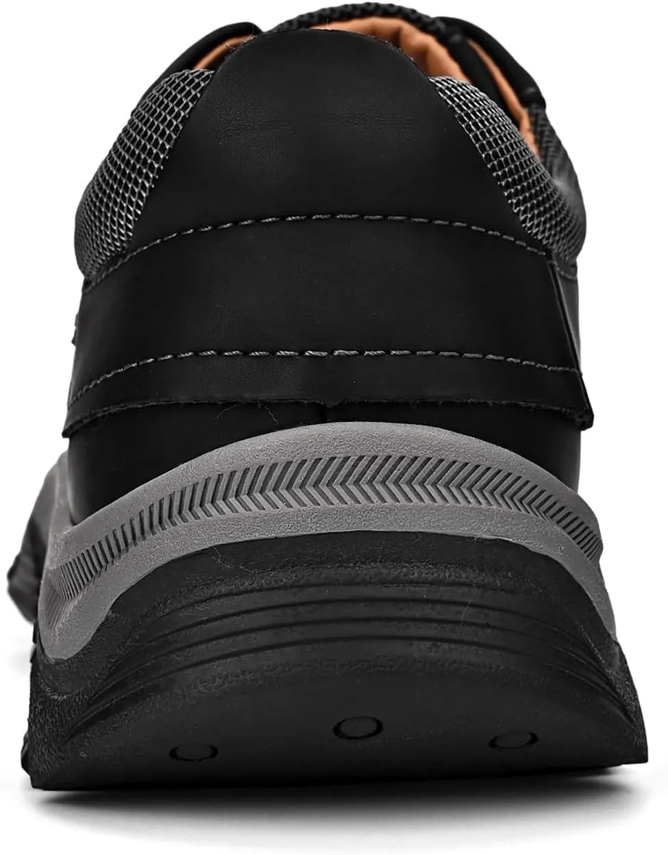 Mens Slip On Leather Loafers Casual Walking Shoes - Breathable Non Slip Cushioned Comfort | Handmade Stitching Reinforced Collar | Dress Office Work Outdoor Hiking Driving Shoes