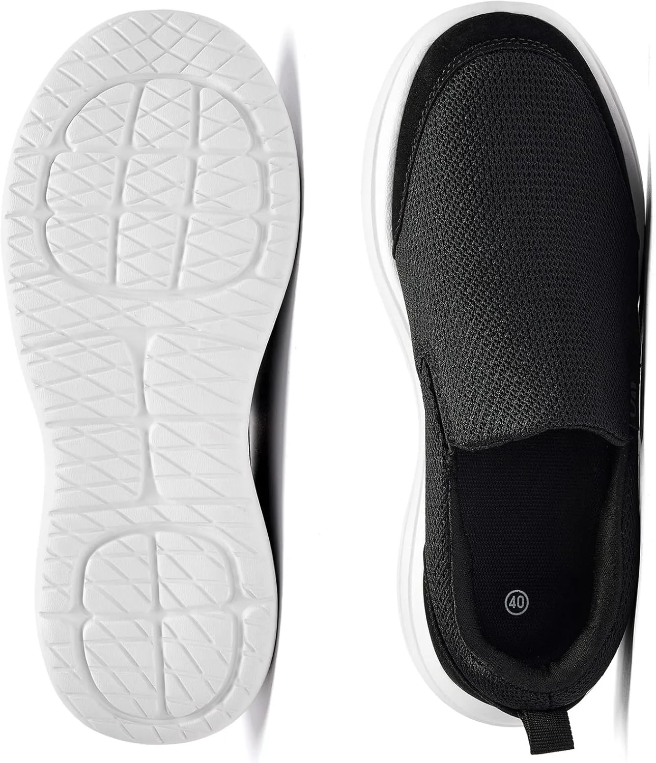 Men's Slip on Sneakers Walking Shoes X Wide Width Comfortable Casual Sneakers Lightweight Work Driving Loafers