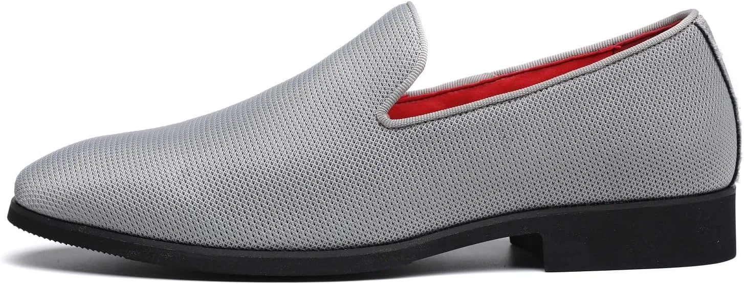 Mens Smoking Sparkling Slipper Metallic Sequins Textured Glitter Tuxedo Slip-on Prom Loafers Luxury Wedding Dress Shoes