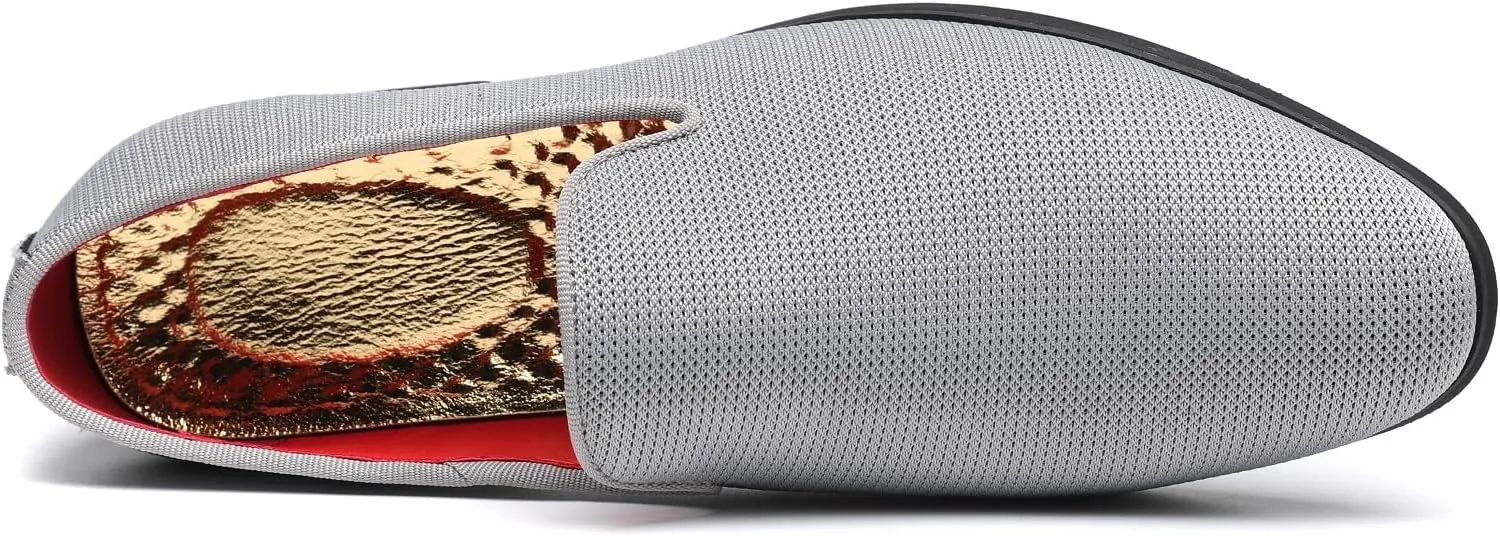Mens Smoking Sparkling Slipper Metallic Sequins Textured Glitter Tuxedo Slip-on Prom Loafers Luxury Wedding Dress Shoes