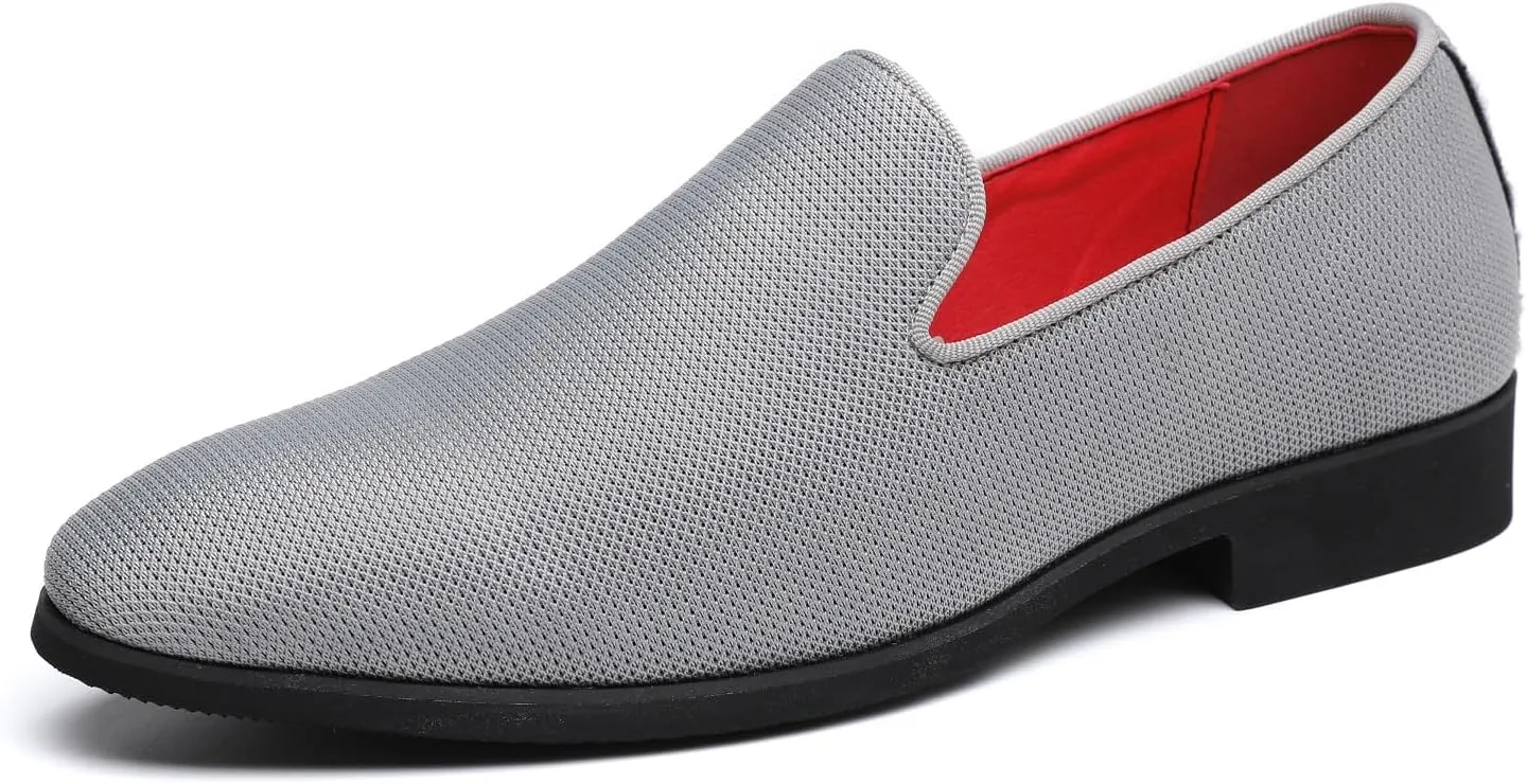 Mens Smoking Sparkling Slipper Metallic Sequins Textured Glitter Tuxedo Slip-on Prom Loafers Luxury Wedding Dress Shoes