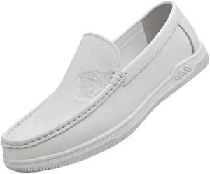 Men's Solid Colour Vintage Slip On Penny Loafer Shoes Fashion Causal Party Wedding Prom Work Shoes for Men's Outdoor Activities
