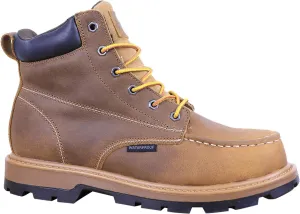 Mens Steel Toe Work Boots With 2 Different Insoles Waterproof Insulated Non Slip & Oil Resistant ASTM F2413