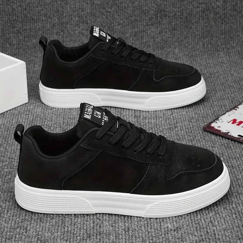 Men's Sturdy Skate Shoes - Stylish Non-Slip Low-top Sneakers - Suitable for All Seasons, Outdoor Adventure and Street Style - Comfortable Plus Size