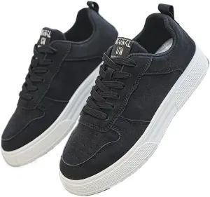 Men's Sturdy Skate Shoes - Stylish Non-Slip Low-top Sneakers - Suitable for All Seasons, Outdoor Adventure and Street Style - Comfortable Plus Size
