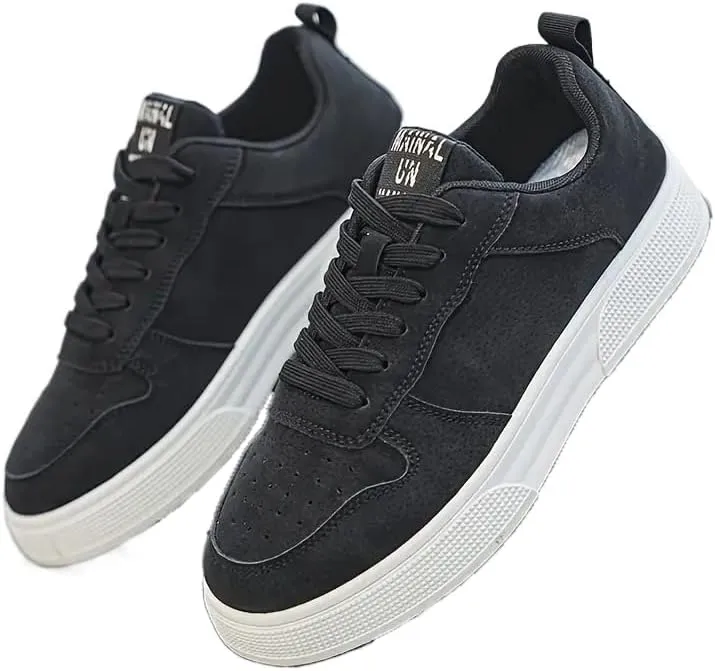 Men's Sturdy Skate Shoes - Stylish Non-Slip Low-top Sneakers - Suitable for All Seasons, Outdoor Adventure and Street Style - Comfortable Plus Size