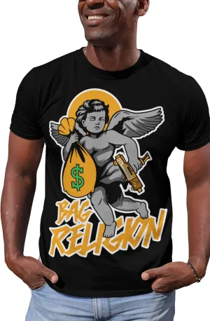 Men's Urban Streetwear Hipster Retro T Shirt Bag Religion, Shirt to Match Sneakers Trendy Fresh