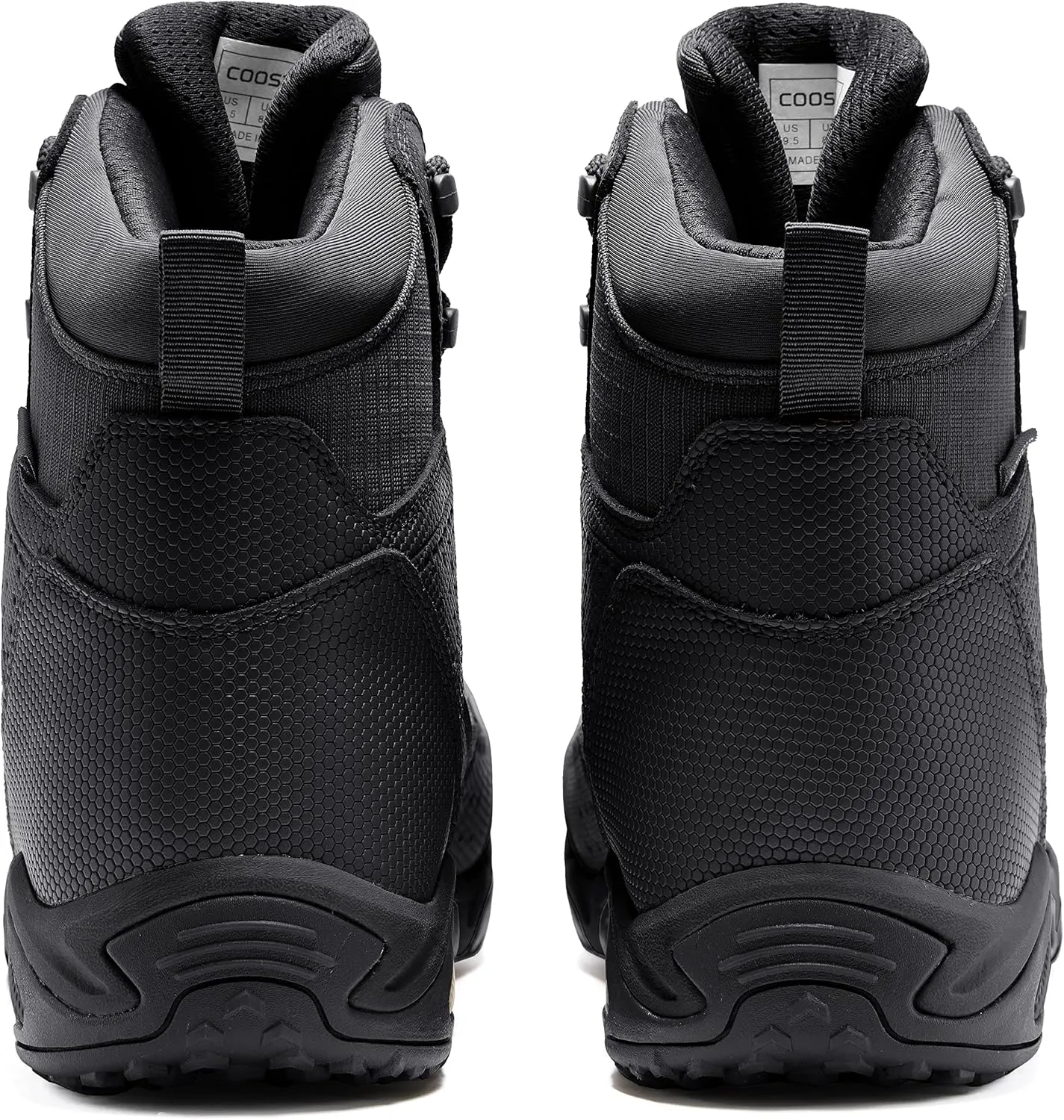 Men's Water-Resistant Work Boots Lightweight Tactical Boots Non-Slip Hiking Boots for Men
