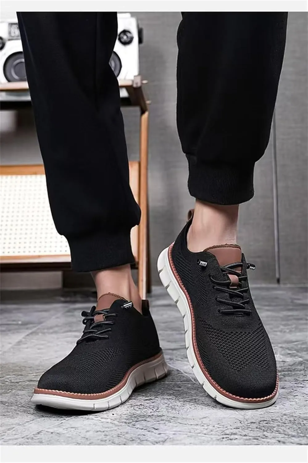 Mens Wearbreeze Shoes, Breeze Shoes for Men, Urban Ultra Comfortable Shoes,Men's Mesh Dress Sneakers Business Shoes