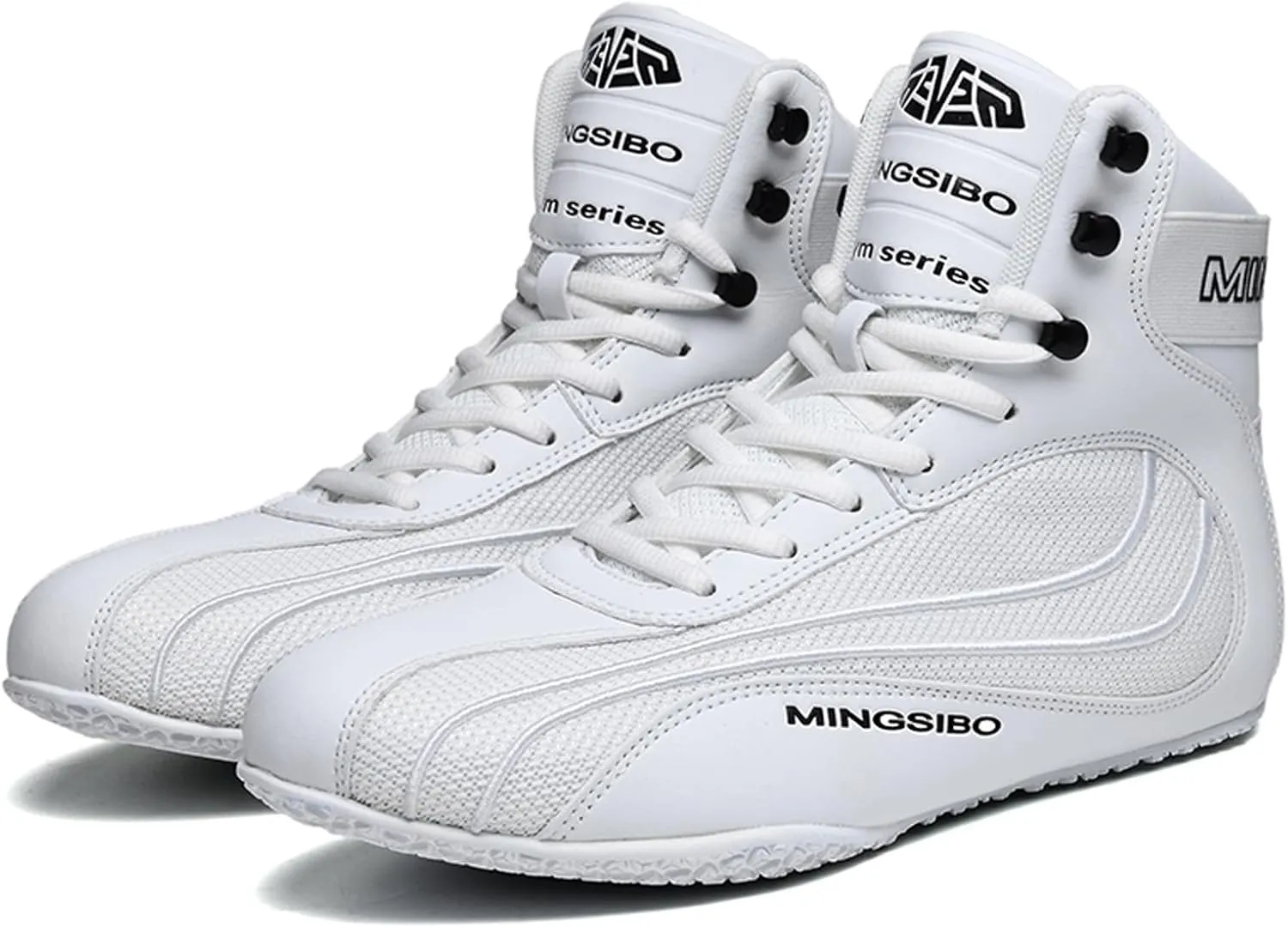 Men's Wrestling Shoes Breathable Non Slip Fashion Boxing Boots Comfortable Weightlifting Gym Sports Trainers