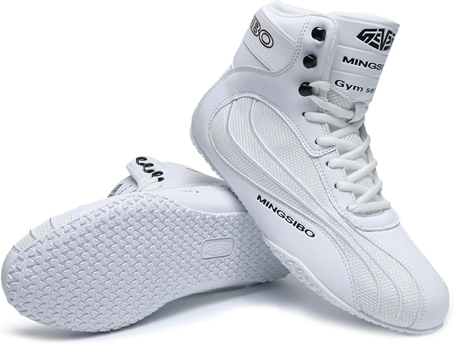 Men's Wrestling Shoes Breathable Non Slip Fashion Boxing Boots Comfortable Weightlifting Gym Sports Trainers