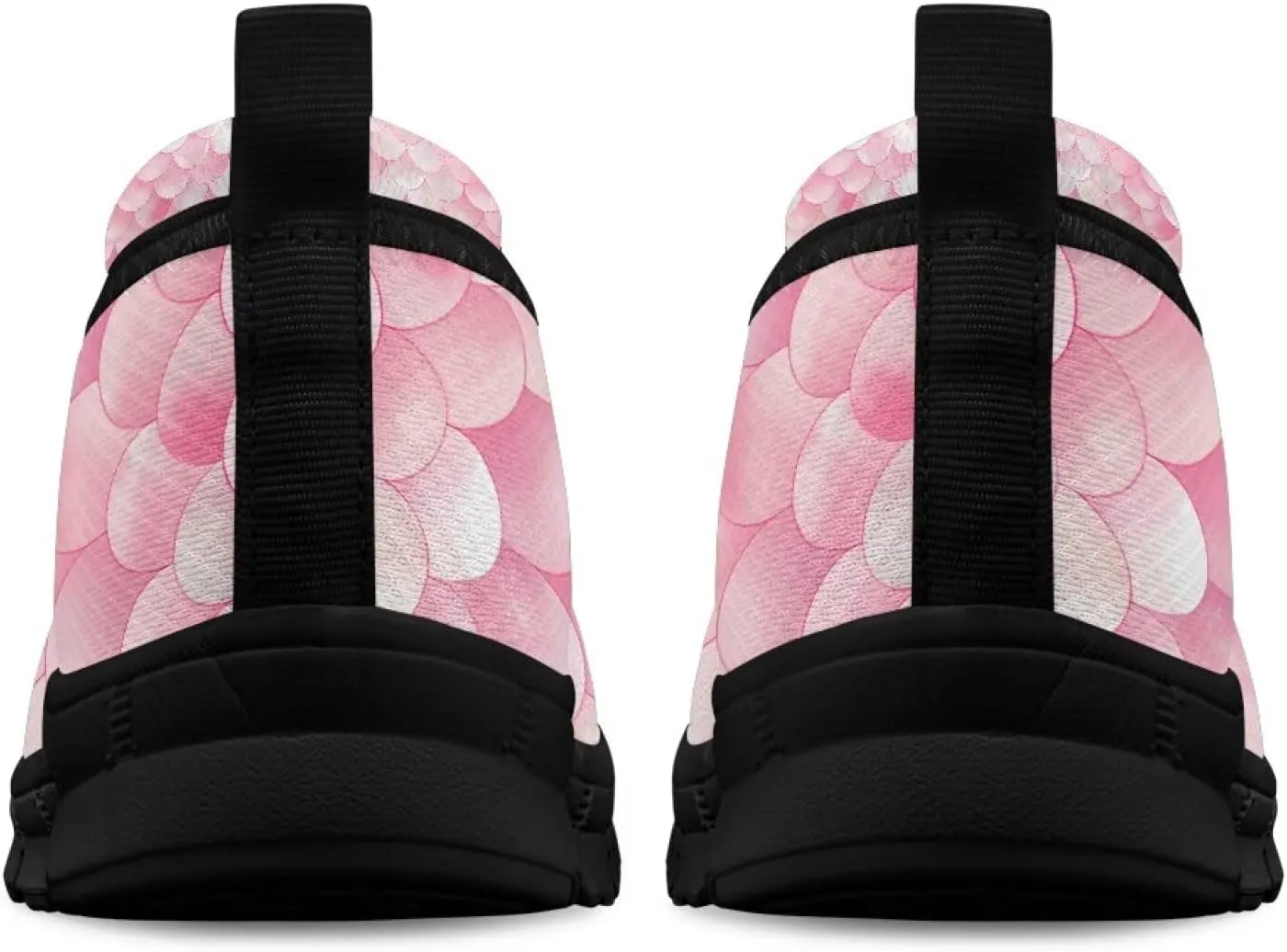 Mesh Loafers for Women, Comfort Non Slip Slip On Sneakers Classic Lightweight Ladies Walking Shoes Black Sole