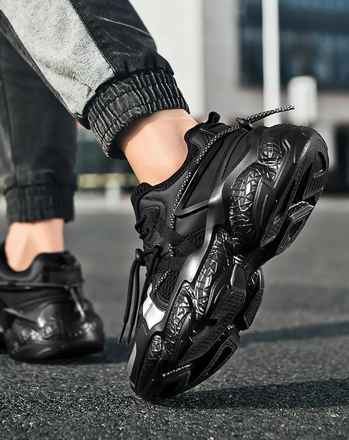 MFCT Techwear Streetwear Men's Urban Chunky Sneakers