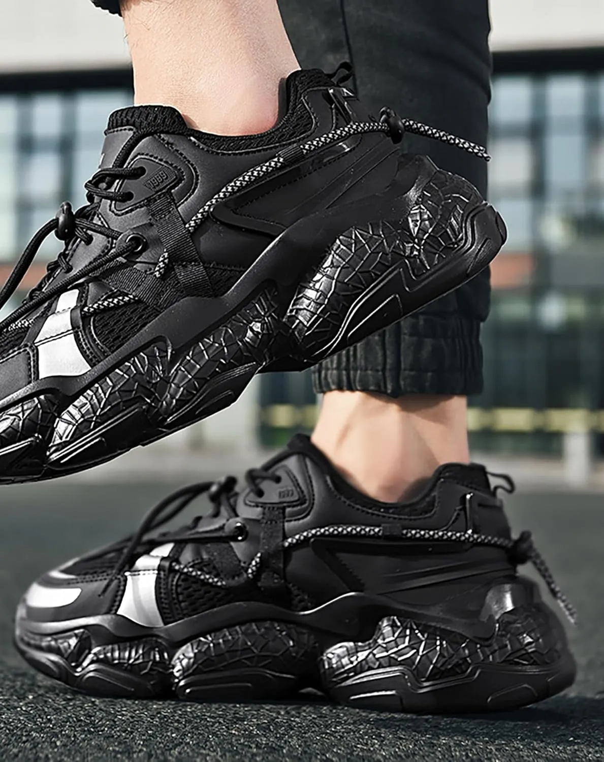 MFCT Techwear Streetwear Men's Urban Chunky Sneakers