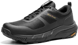 NORTIV 8 Men's Waterproof Hiking Shoes Lightweight Trekking Walking Fashion Sneakers with Arch Support for Camping Tennis Outdoor Training StreamRunner