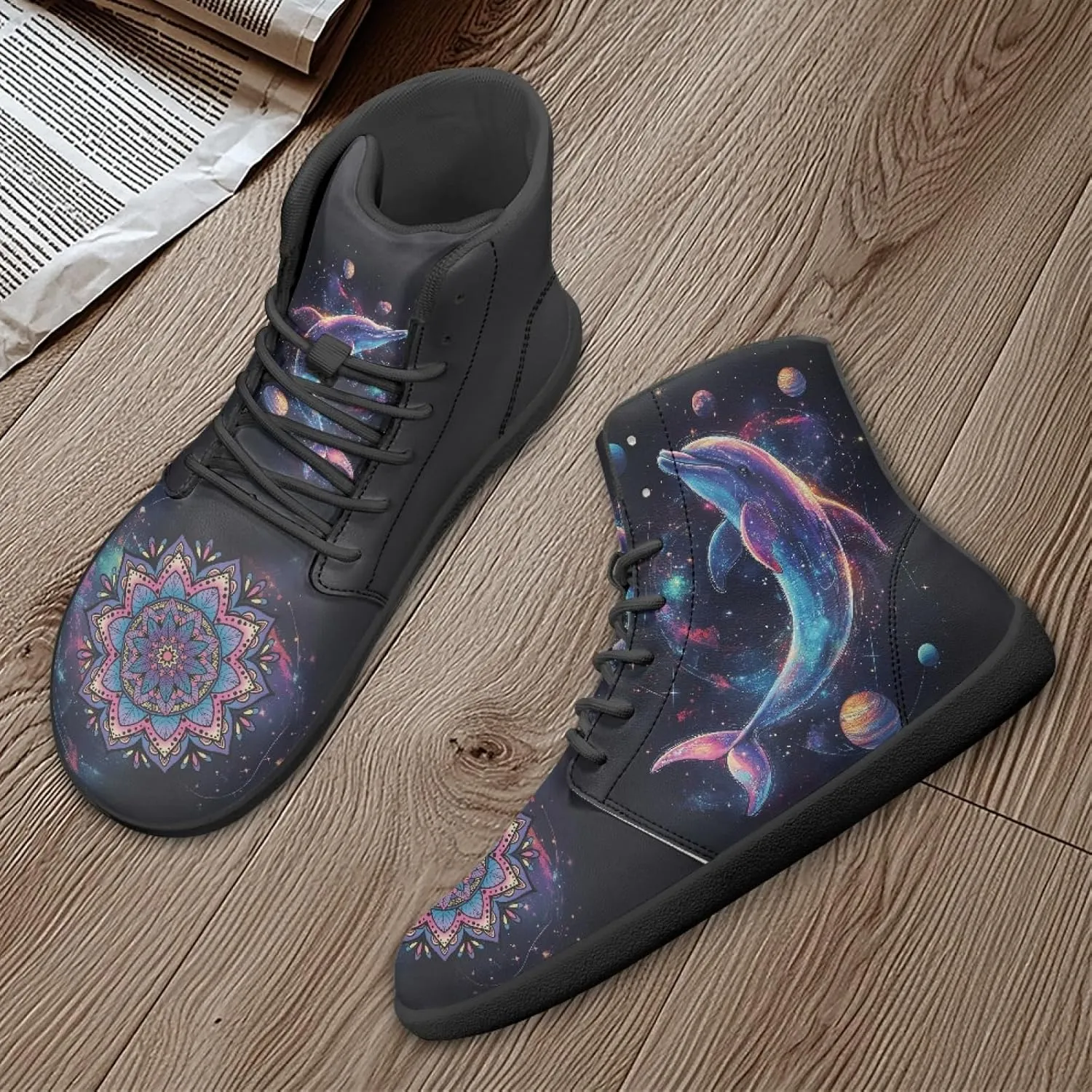 Novelty Barefoot Shoes Men's Women's PU Leather Zero Drop Sole Trail Running Flat Minimalist Sneakers Athletic Shoes